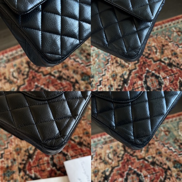 **Chanel Classic Medium Caviar Double Flap Bag - Picture 9 of 13